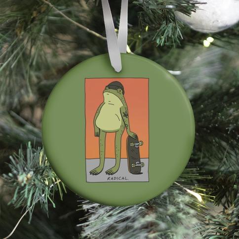 Movie Music Radical Frog Skater Ornament Perfect And Unique Gifts For Family On Christmas Holiday