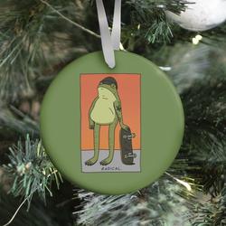 Movie Music Radical Frog Skater Ornament Perfect And Unique Gifts For Family On Christmas Holiday