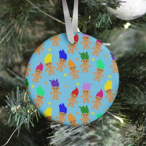 Movie Music Rainbow Troll Pattern Ornament Perfect And Unique Gifts For Family On Christmas Holiday