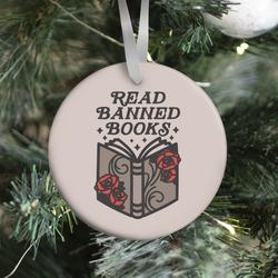 Movie Music Read Banned Books Ornament Perfect And Unique Gifts For Family On Christmas Holiday