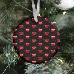 Red Vampire Lips Pattern Ornament Perfect And Unique Gifts For Family On Christmas Holiday