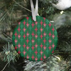 Retro Christmas Sparkle Pattern Ornament Perfect And Unique Gifts For Family On Christmas Holiday