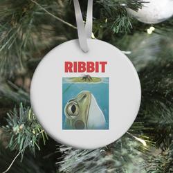 Movie Music Ribbit Jaws Parody Ornament Perfect And Unique Gifts For Family On Christmas Holiday