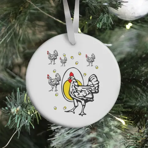 Roseanne's Chicken Shirt Ornament Perfect And Unique Gifts For Family On Christmas Holiday