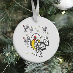 Roseanne's Chicken Shirt Ornament Perfect And Unique Gifts For Family On Christmas Holiday