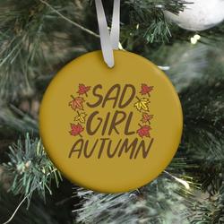 Movie Music Sad Girl Autumn Ornament Perfect And Unique Gifts For Family On Christmas Holiday