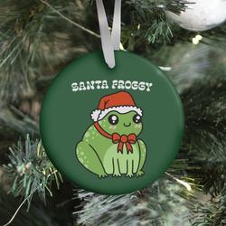 Movie Music Santa Froggy Ornament Perfect And Unique Gifts For Family On Christmas Holiday