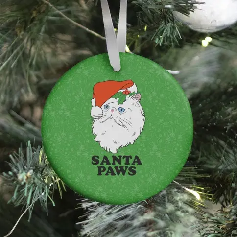 Movie Music Santa Paws Ornament Perfect And Unique Gifts For Family On Christmas Holiday Birthday