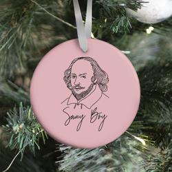 Saucy Boy William Shakespeare Ornament Perfect And Unique Gifts For Family On Christmas Holiday