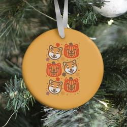 Movie Music Shiba Inu Pumpkins Ornament Perfect And Unique Gifts For Family On Christmas Holiday