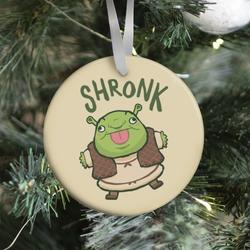 Movie Music Shronk Derpy Shrek Ornament Perfect And Unique Gifts For Family On Christmas Holiday