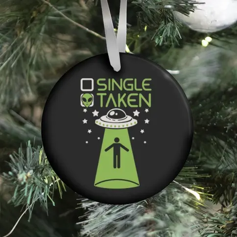 Movie Music Single, Taken (UFO) Ornament Perfect And Unique Gifts For Family On Christmas Holiday