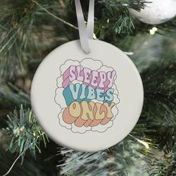 Movie Music Sleepy Vibes Only Ornament Perfect And Unique Gifts For Family On Christmas Holiday