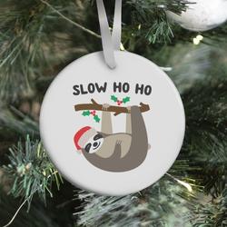 Movie Music Slow Ho Ho Santa Sloth Ornament Perfect And Unique Gifts For Family On Christmas Holiday