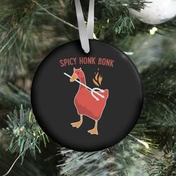 Movie Music Spicy Honk Bonk Goose Ornament Perfect And Unique Gifts For Family On Christmas Holiday
