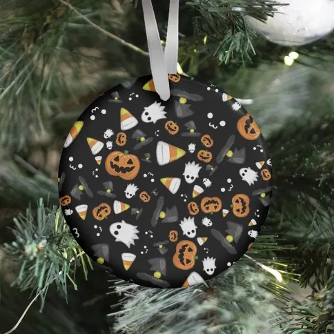 Spoopy Halloween Pattern Ornament Perfect And Unique Gifts For Family On Christmas Holiday
