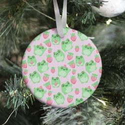 Strawberry Frogs Pattern Ornament Perfect And Unique Gifts For Family On Christmas Holiday