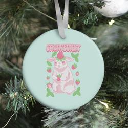 Movie Music Strawbunny Ornament Perfect And Unique Gifts For Family On Christmas Holiday Birthday