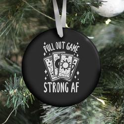 Tarot Pull Out Game Strong AF Ornament Perfect And Unique Gifts For Family On Christmas Holiday