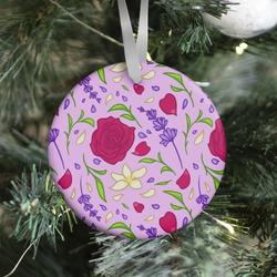 Tea Leaves And Flowers Pattern Ornament Perfect And Unique Gifts For Family On Christmas Holiday