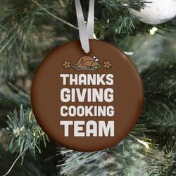 Thanksgiving Cooking Team Ornament Perfect And Unique Gifts For Family On Christmas Holiday