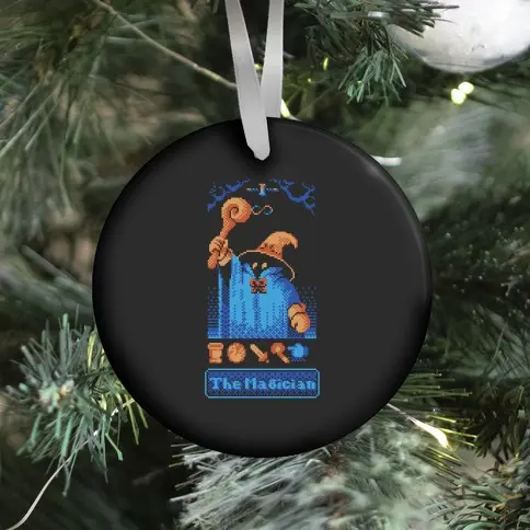 The Black Mage Magician Tarot Ornament Perfect And Unique Gifts For Family On Christmas Holiday