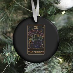 The Chariot Frog On a Snail Tarot Ornament Perfect And Unique Gifts For Family On Christmas