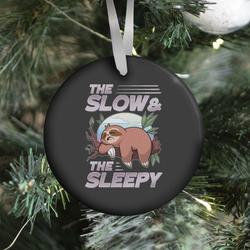 Movie Music The Slow And The Sleepy Ornament Perfect And Unique Gifts For Family On Christmas Holiday