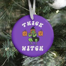 Thick Witch (Workout Witch) Ornament Perfect And Unique Gifts For Family On Christmas Holiday