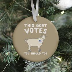Movie Music This Goat Votes Ornament Perfect And Unique Gifts For Family On Christmas Holiday