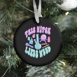 Movie Music This Witch Likes Weed Ornament Perfect And Unique Gifts For Family On Christmas Holiday