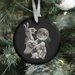 Movie Music Three Wolf Moon Moon Ornament Perfect And Unique Gifts For Family On Christmas Holiday