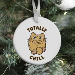 Movie Music Totally Chill Cat Ornament Perfect And Unique Gifts For Family On Christmas Holiday