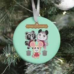 Movie Music Trash Crossing Ornament Perfect And Unique Gifts For Family On Christmas Holiday