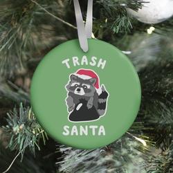Movie Music Trash Santa Ornament Perfect And Unique Gifts For Family On Christmas Holiday Birthday