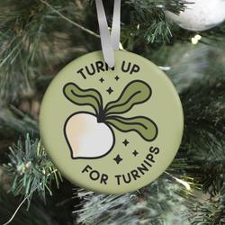 Movie Music Turn Up For Turnips Ornament Perfect And Unique Gifts For Family On Christmas Holiday
