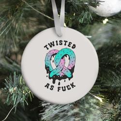 Movie Music Twisted as F*** Pretzel Ornament Perfect And Unique Gifts For Family On Christmas Holiday