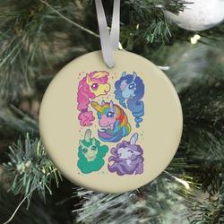 Movie Music Unicorn Penis Pattern Ornament Perfect And Unique Gifts For Family On Christmas Holiday