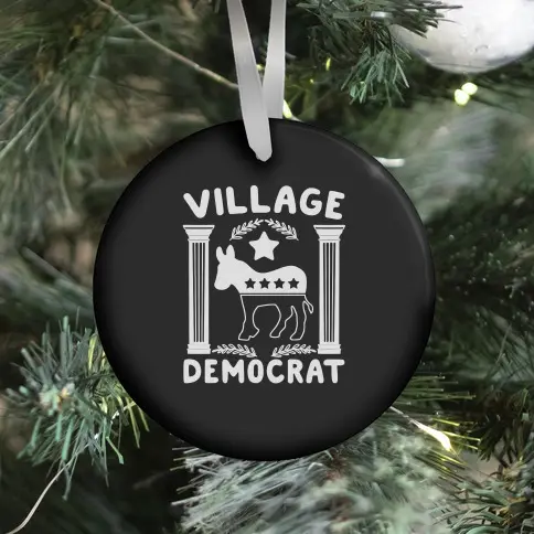 Movie Music Village Democrat Ornament Perfect And Unique Gifts For Family On Christmas Holiday