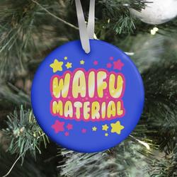 Movie Music Waifu Material Ornament Perfect And Unique Gifts For Family On Christmas Holiday