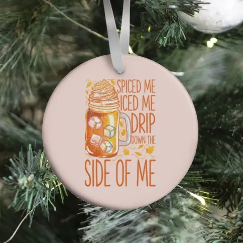WAP Pumpkin Spice Parody Ornament Perfect And Unique Gifts For Family On Christmas Holiday