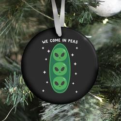 Movie Music We Come In Peas Ornament Perfect And Unique Gifts For Family On Christmas Holiday