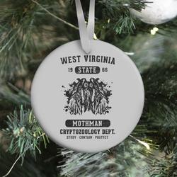 West Virginia Mothman Cryptozoology Ornament Perfect And Unique Gifts For Family On Christmas