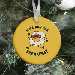 Movie Music Will Run For Breakfast Ornament Perfect And Unique Gifts For Family On Christmas Holiday