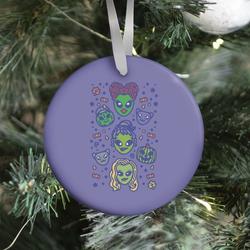 Witch Alien Sisters Parody Ornament Perfect And Unique Gifts For Family On Christmas Holiday