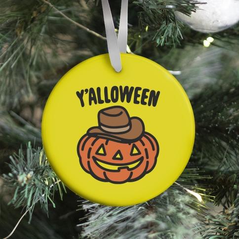 Y'alloween Halloween Country Parody Halloween Tote Bag Ornament Perfect And Unique Gifts For Family On Christmas