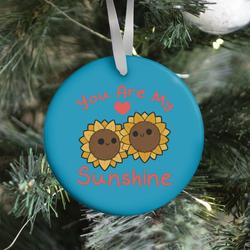 You Are My Sunshine Sunflowers Ornament Perfect And Unique Gifts For Family On Christmas Holiday