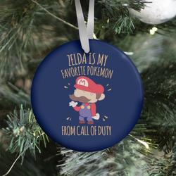 Zelda Is My Favorite Pokemon Ornament Perfect And Unique Gifts For Family On Christmas Holiday