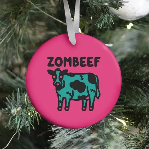 Movie Music Zombeef Ornament Perfect And Unique Gifts For Family On Christmas Holiday Birthday