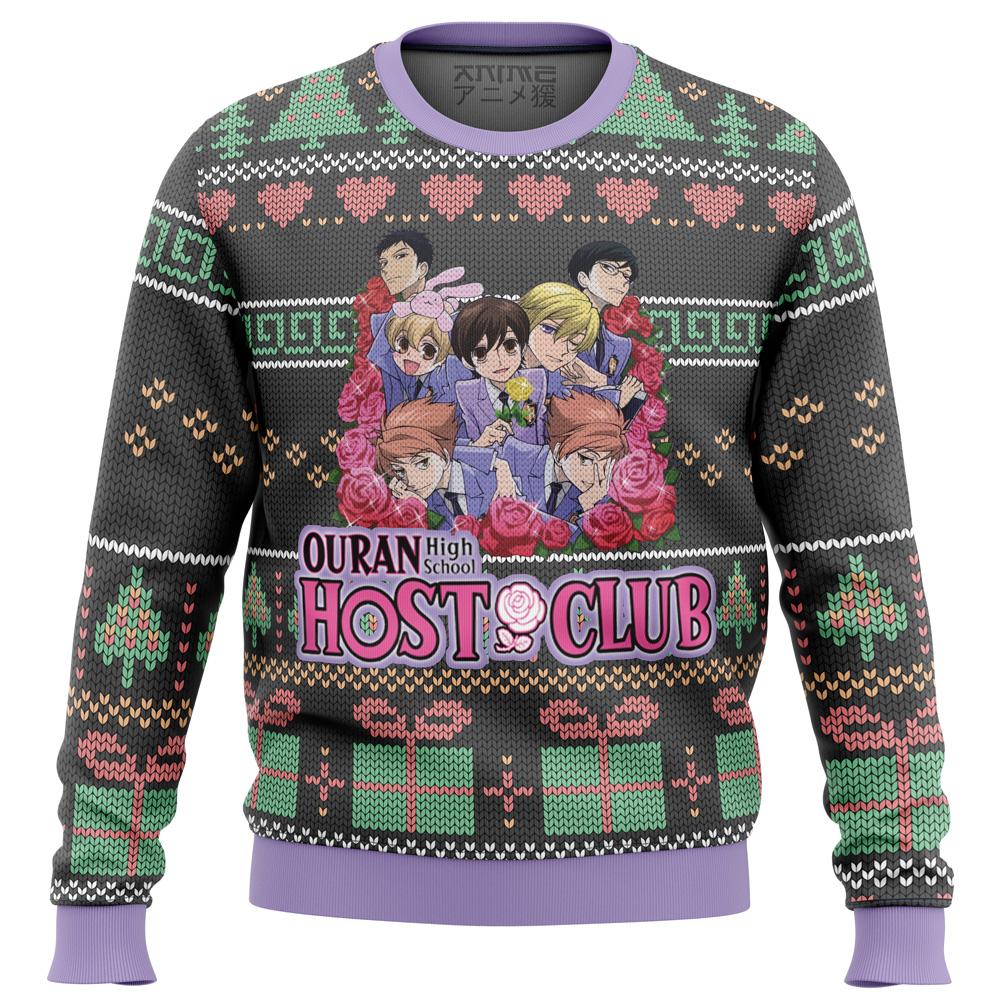 Ouran High School Alt Ugly Christmas Sweater Perfect And Unique Gifts For Adults Kids On Christmas